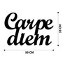 Wallity Carpediem 1 Accesorio Decorativo de Pared Metálico Negro 50 x 38 cm